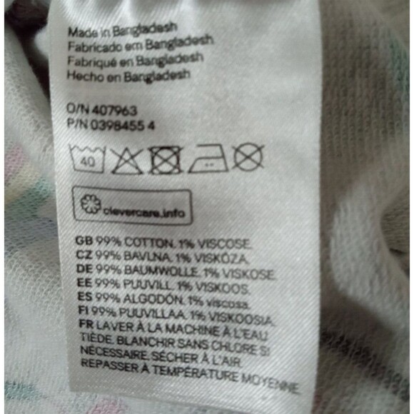 Divided H&M Graphic Sweatshirt Women's Large Gray Crewneck Pullover Lightweight - Picture 10 of 10